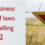 Start a Business. Sign warning of minefield with call to action