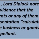 Lord Diplock decision Taco Bell